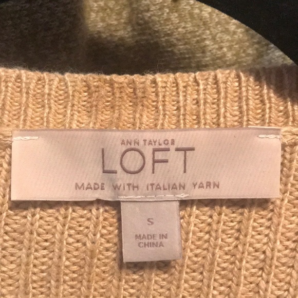 LOFT camel colored tunic sweater - Picture 4 of 4